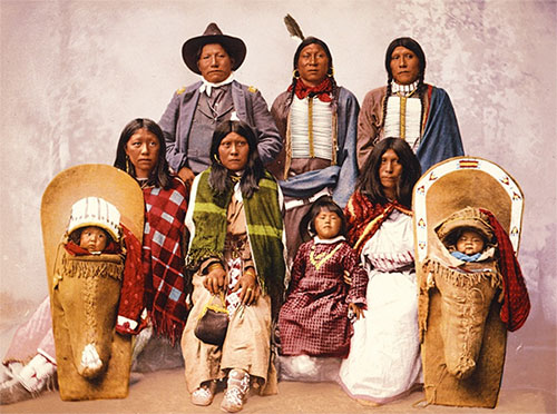 Native American Indian Family 1899